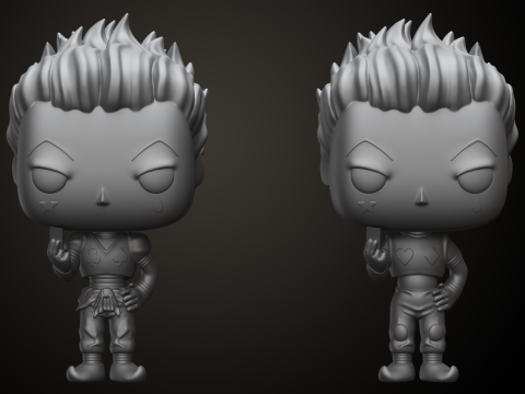 Funko Hisoka 3D Baskı Modeli