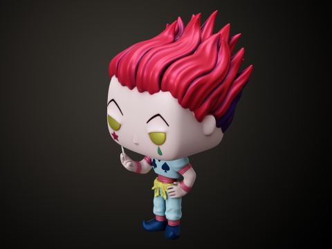 Funko Hisoka 3D Baskı Modeli