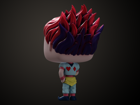 Funko Hisoka 3D Baskı Modeli