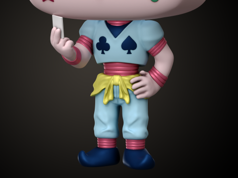 Funko Hisoka 3D Baskı Modeli