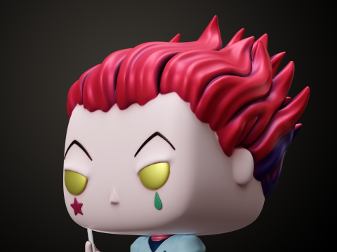 Funko Hisoka 3D Baskı Modeli