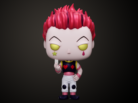 Funko Hisoka 3D Baskı Modeli