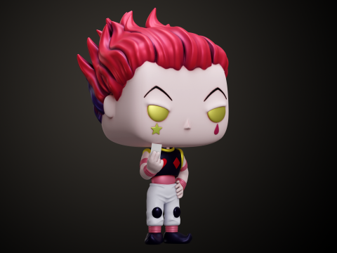 Funko Hisoka 3D Baskı Modeli