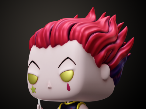 Funko Hisoka 3D Baskı Modeli
