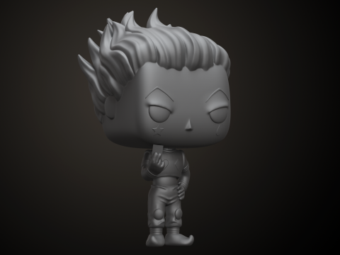 Funko Hisoka 3D Baskı Modeli
