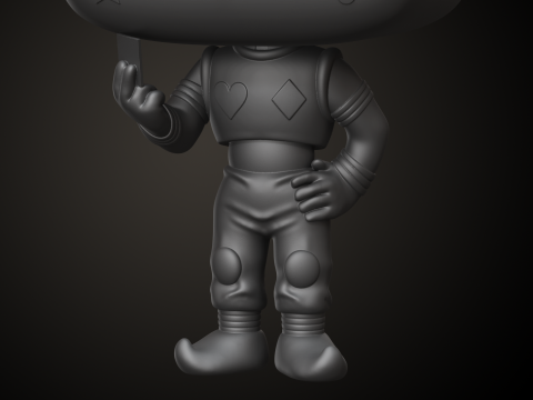Funko Hisoka 3D Baskı Modeli