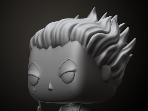 Funko Hisoka 3D Baskı Modeli