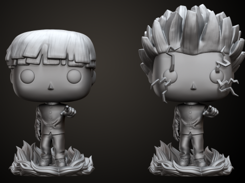 Funko Mob 100 versions 3D Print Model