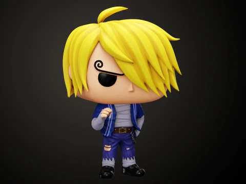 Funko Sanji Skypiea 3D Print Model