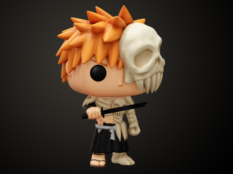 Funko Ichigo Hell Clad Form 3D Принт Модель