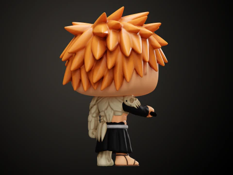 Funko Ichigo Hell Clad Form 3D Print Model