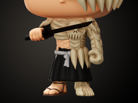 Funko Ichigo Hell Clad Form 3D Принт Модель