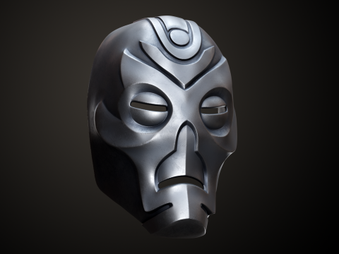 Dragon Priest Mask STL 3D प्रिंट मॉडल