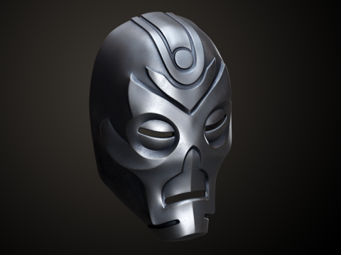 Dragon Priest Mask STL 3D प्रिंट मॉडल