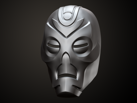 Dragon Priest Mask STL 3D प्रिंट मॉडल