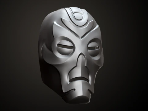 Dragon Priest Mask STL 3D Print Model
