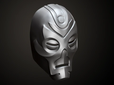 Dragon Priest Mask STL 3D Print Model