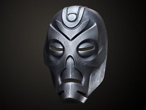 Dragon Priest Aged Mask STL 3D 打印模型