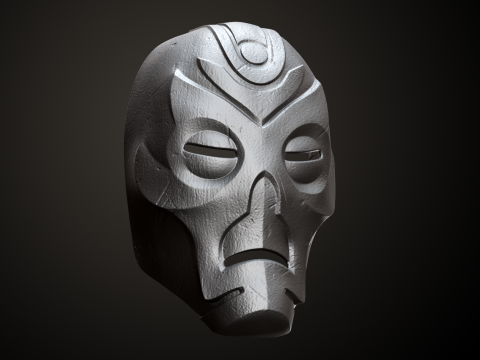 Dragon Priest Aged Mask STL 3D प्रिंट मॉडल