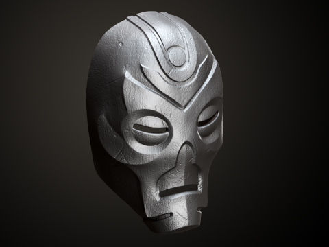 Dragon Priest Aged Mask STL 3D प्रिंट मॉडल