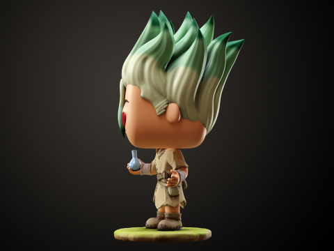 Funko Senku 3D 打印模型