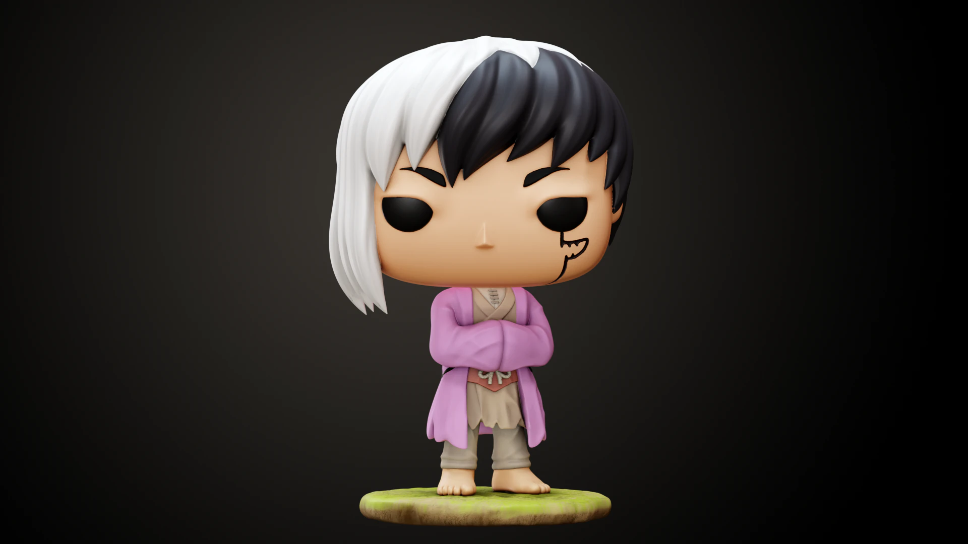 Funko Gen Asagiri 3D Print Model .c4d .max .obj .3ds .fbx .stl .blend