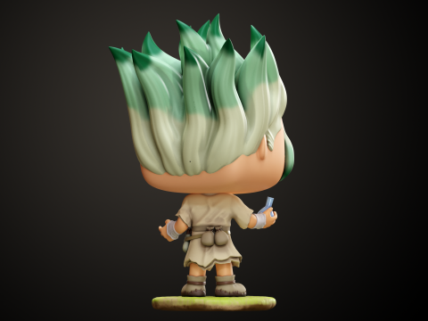 Dr Stone 3 Funko Characters Modello di stampa 3D
