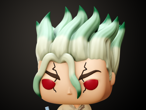 Dr Stone 3 Funko Characters Modello di stampa 3D