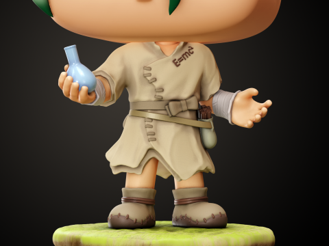 Dr Stone 3 Funko Characters Modello di stampa 3D