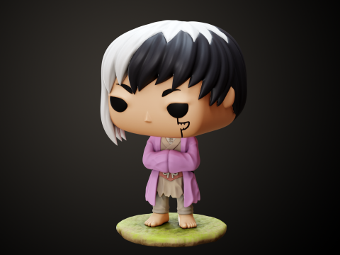 Dr Stone 3 Funko Characters Modello di stampa 3D