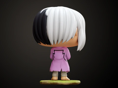 Dr Stone 3 personaggi Funko Modello di stampa 3D
