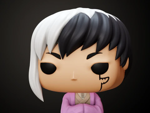 Dr Stone 3 personaggi Funko Modello di stampa 3D