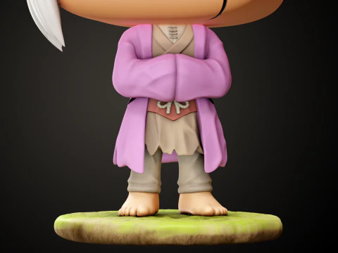 Dr Stone 3 personaggi Funko Modello di stampa 3D