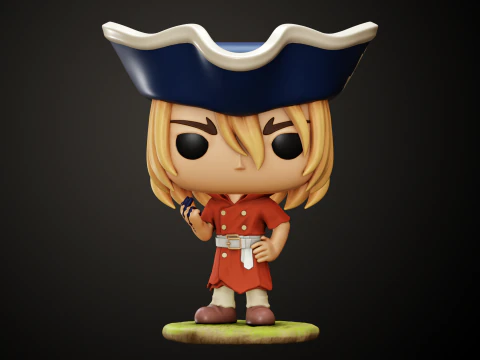 Dr Stone 3 personaggi Funko Modello di stampa 3D