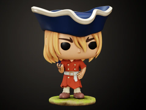 Dr Stone 3 personaggi Funko Modello di stampa 3D