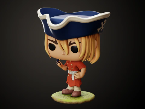 Dr Stone 3 personaggi Funko Modello di stampa 3D