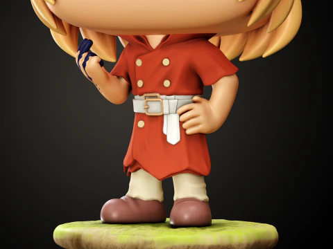 Dr Stone 3 personaggi Funko Modello di stampa 3D