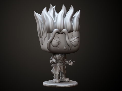 Dr Stone 3 Funko Characters Modello di stampa 3D