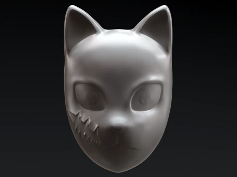 Demon Slayer - Sabito Mask 3D Print Model