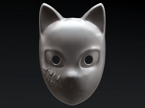 Demon Slayer - Sabito Mask 3D Print Model