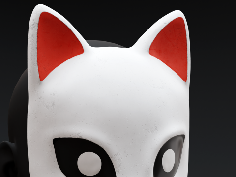 Demon Slayer - Sabito Mask 3D Baskı Modeli