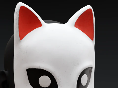 Demon Slayer - Sabito Mask 3D Print Model