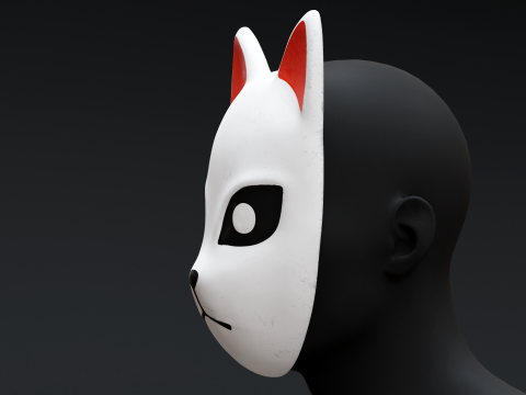 Demon Slayer - Sabito Mask 3D Baskı Modeli