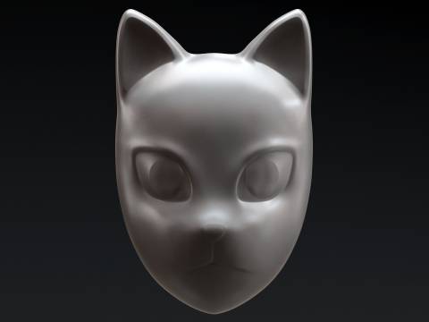 Demon Slayer - Tanjiro Mask Modèles 3D en vedette