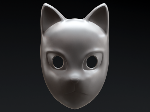 Demon Slayer - Tanjiro Mask Modèles 3D en vedette