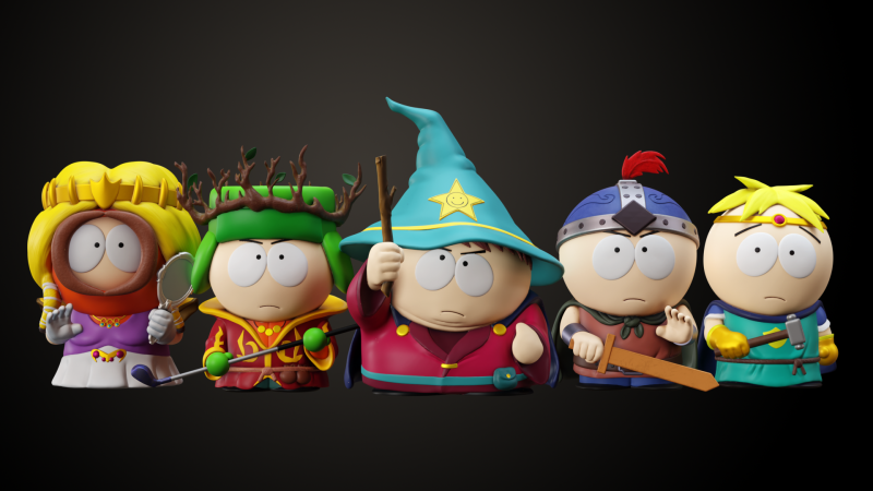 South Park Stick of Truth Models 3D प्रिंट मॉडल .c4d .max .obj .3ds .fbx .stl .blend