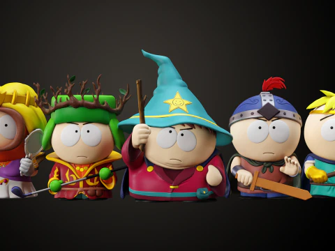Mod&egrave;les de b&acirc;ton de v&eacute;rit&eacute; de South Park Modèles 3D en vedette
