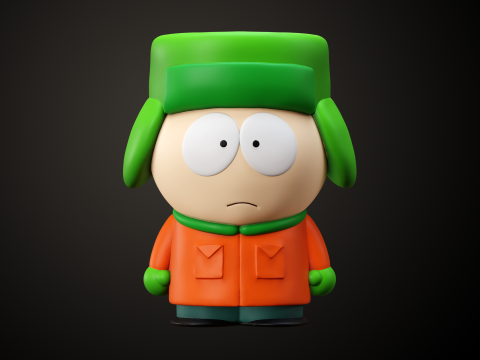 South Park Bus Stop Models 3D Принт Модель