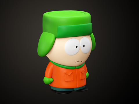 South Park Bus Stop Models 3D Принт Модель