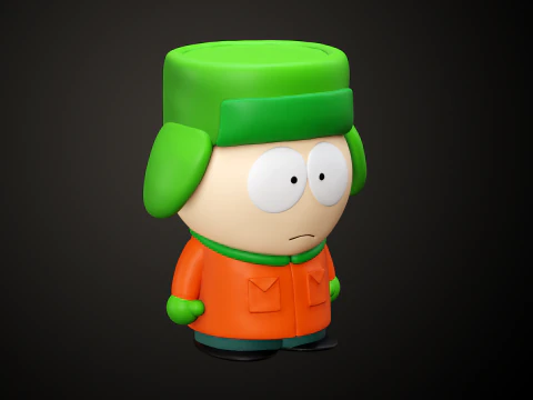 Des mod&egrave;les d'arr&ecirc;t de bus de South Park Modèles 3D en vedette